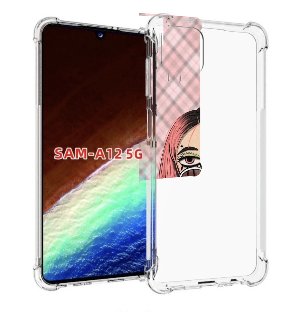 

Чехол MyPads бунтарка-девочка для Samsung Galaxy A12 (SM-A125F) 2020/21/A12 Nacho SM-A127F, Прозрачный, Tocco