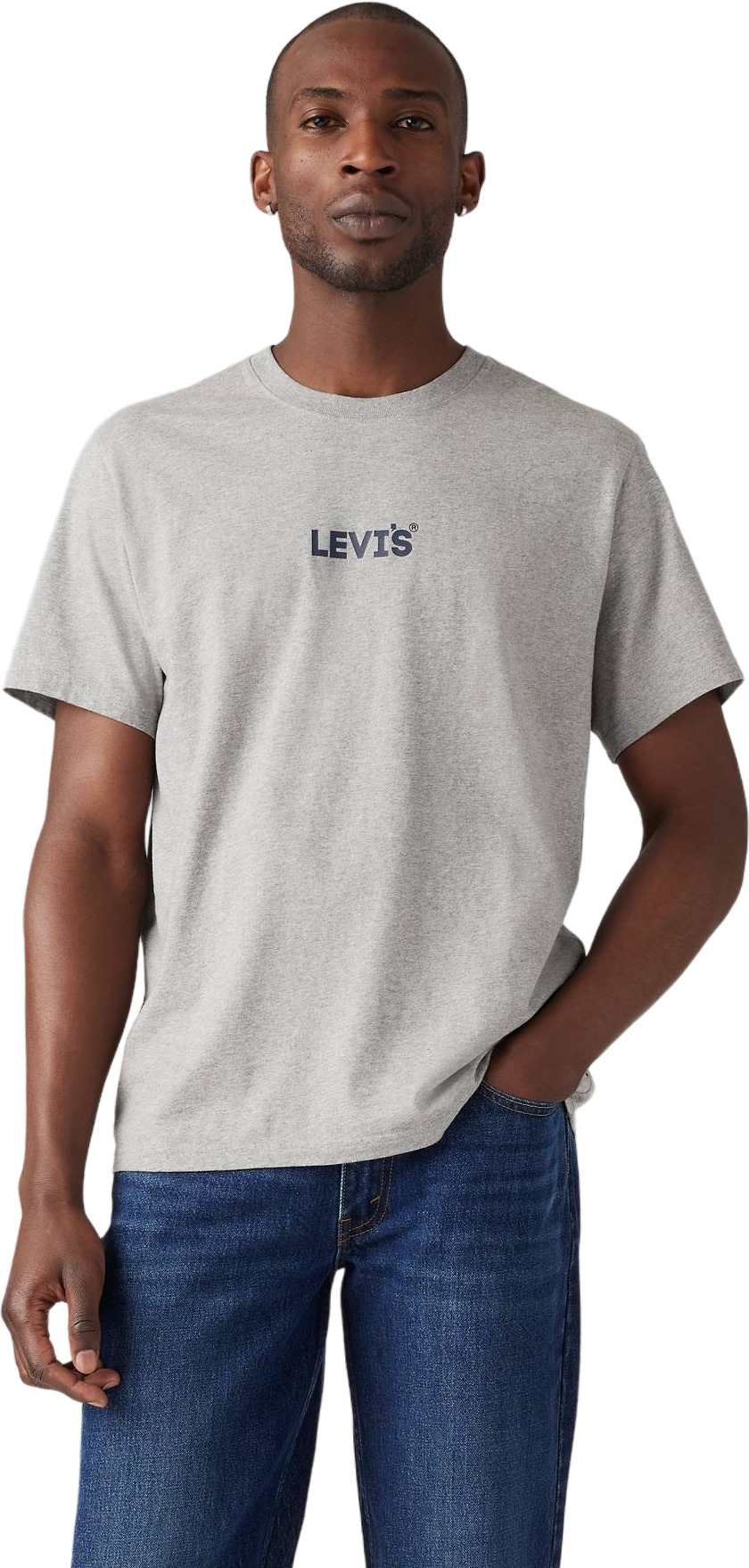 

Футболка мужская Levi's SS RELAXED FIT TEE GREYS серая M, Серый, SS RELAXED FIT TEE GREYS