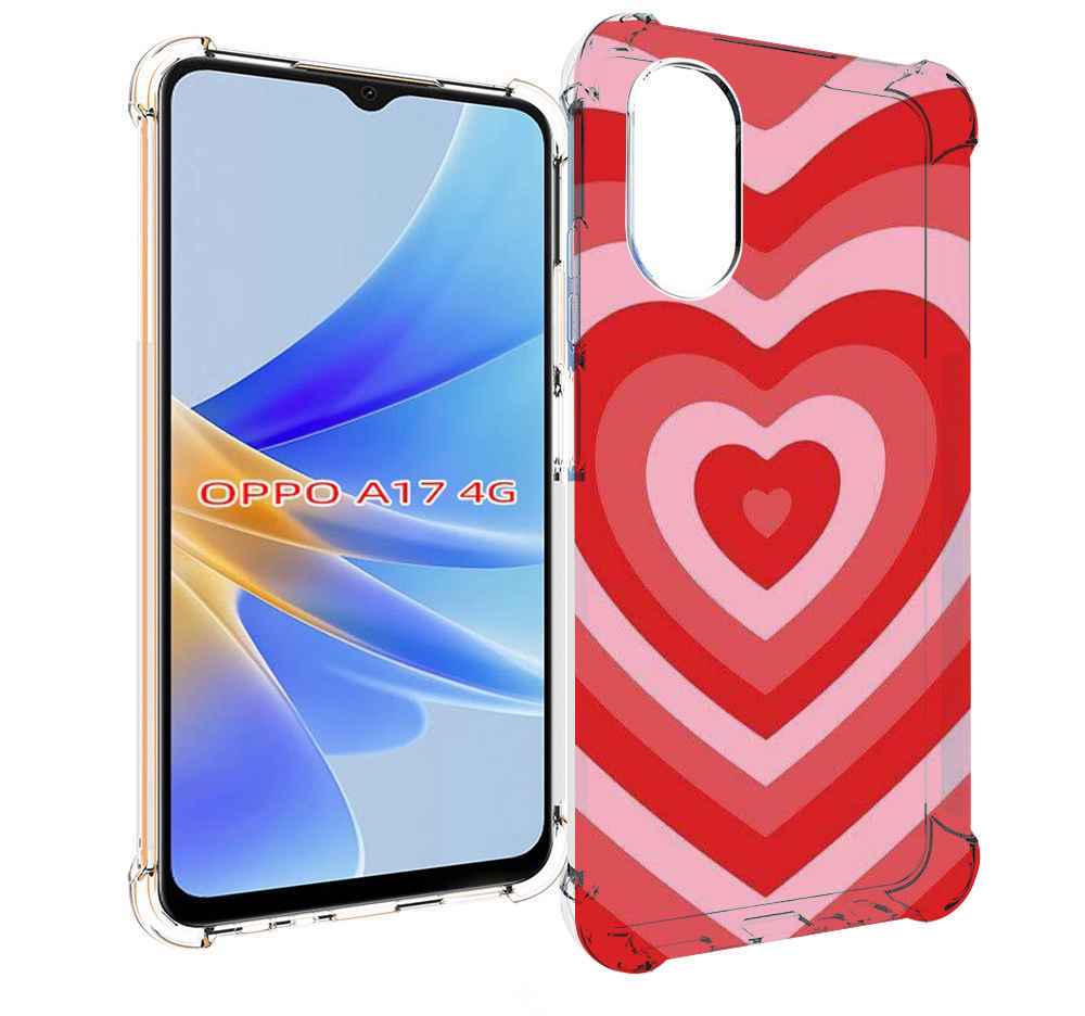 

Чехол MyPads завораживающее сердце женский для OPPO A17, Прозрачный, Tocco