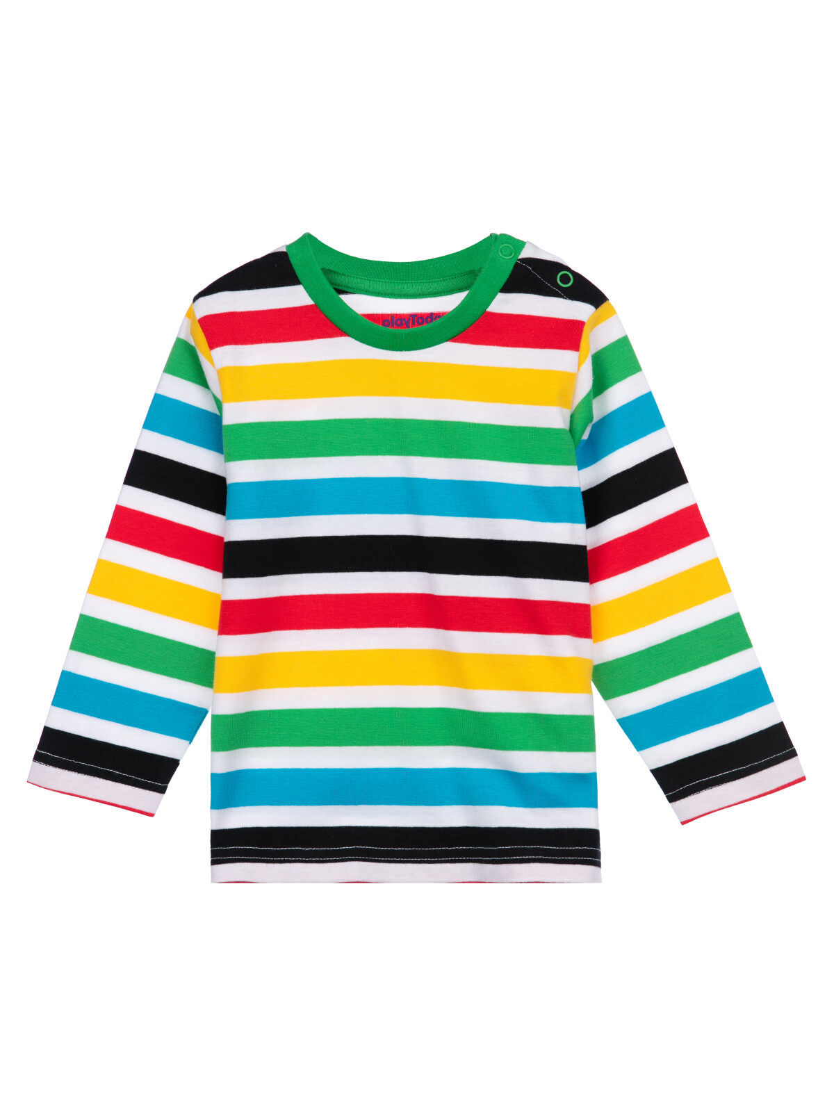 Фуфайка (футболка с длинными рукавами) PlayToday 12419105, разноцветный, 86
