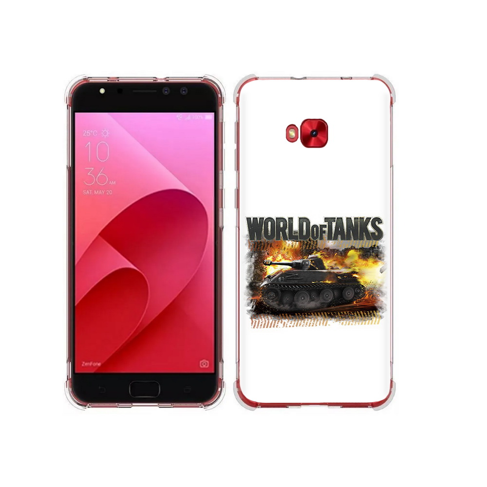 

Чехол MyPads Tocco для Asus ZenFone 4 Selfie Мир танков-2 (PT76274.652.118), Прозрачный, Tocco