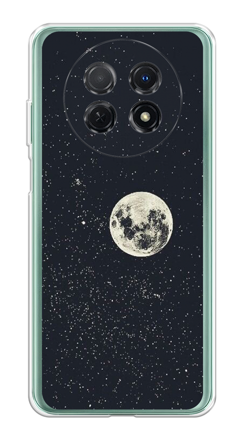 

Чехол на Huawei Nova Y91 "Полнолуние", Бордовый, 6121650-2