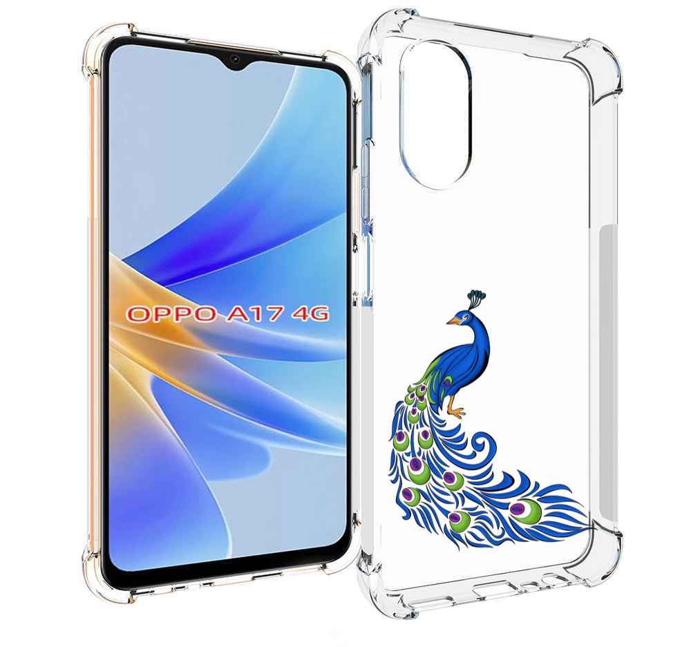 

Чехол MyPads жарптица-голубая для OPPO A17, Прозрачный, Tocco
