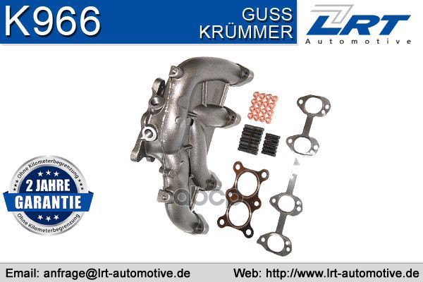 фото Коллектор выпускной в сборе golf v 1.6. touran 1.6. caddy iii 06a253031bq lrt k966