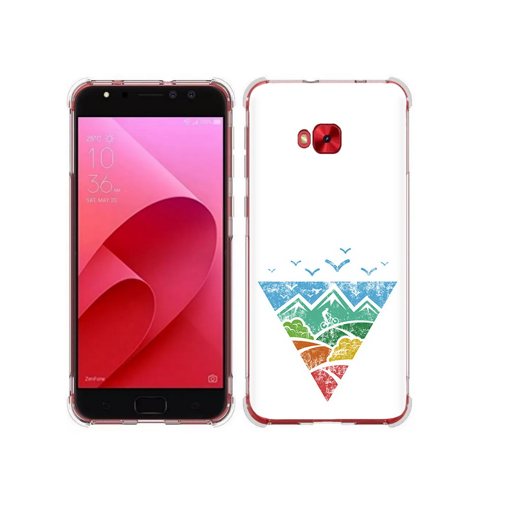 Чехол MyPads Tocco для Asus ZenFone 4 Selfie Лес земля море чайки (PT76274.652.105)