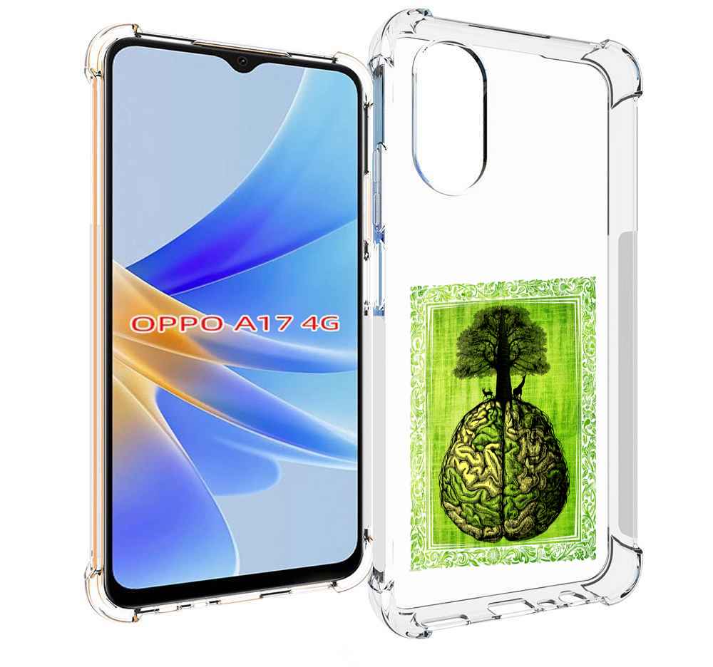 

Чехол MyPads абстракция здоровый мозг для OPPO A17, Прозрачный, Tocco