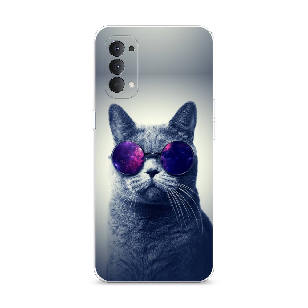 

Чехол Awog на Oppo Reno 4 4G "Космический кот", Разноцветный, 259450-1