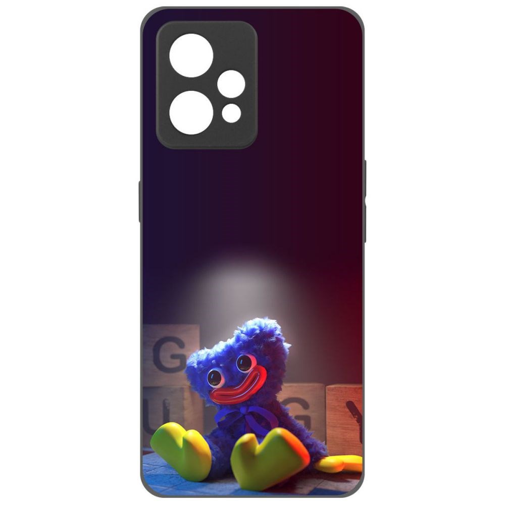 

Чехол-накладка Софт Хаги Ваги игрушка для Realme 9 Pro+, Черный