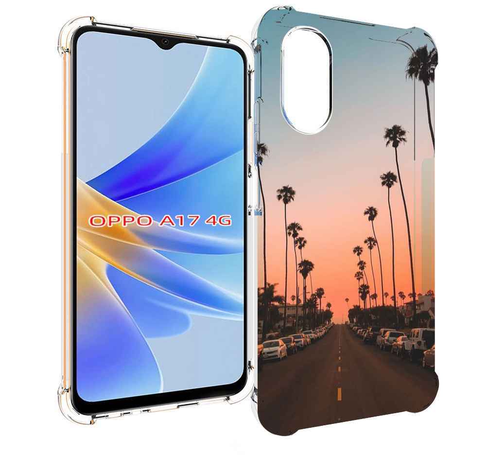 

Чехол MyPads дорога-с-закатом для OPPO A17, Прозрачный, Tocco