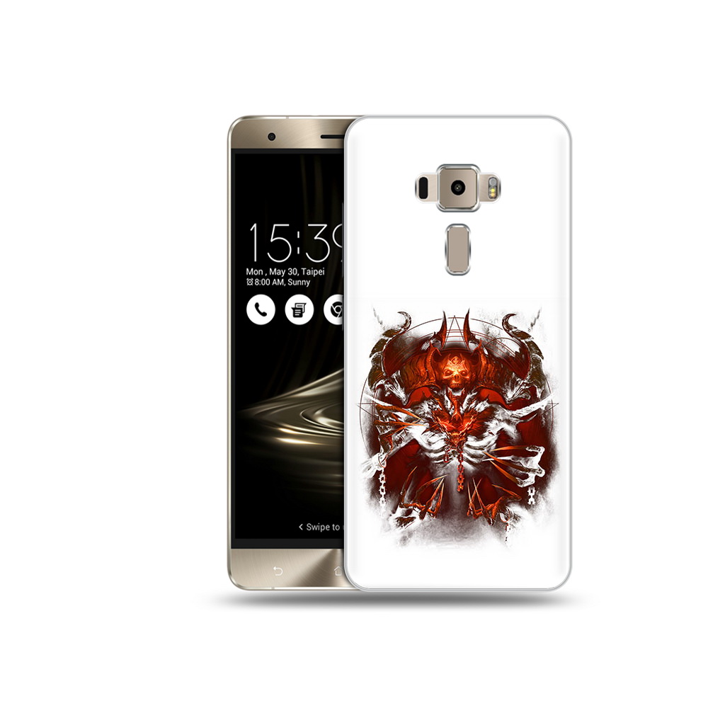 

Чехол MyPads Tocco для Asus ZenFone 3 Neo (ZE520KL) яркий демон (PT38045.651.708), Прозрачный, Tocco