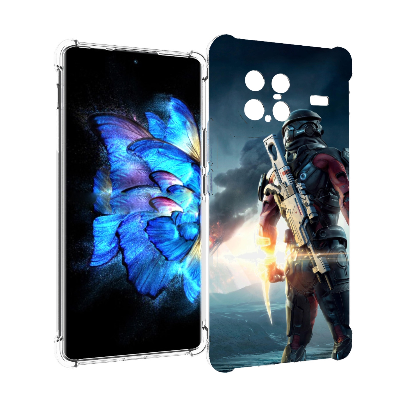 

Чехол MyPads Mass Effect Andromeda Ryder для Vivo X Note 5G, Прозрачный, Tocco