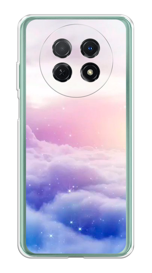 

Чехол на Huawei Nova Y91 "Небеса", Голубой;белый;розовый, 6121650-2
