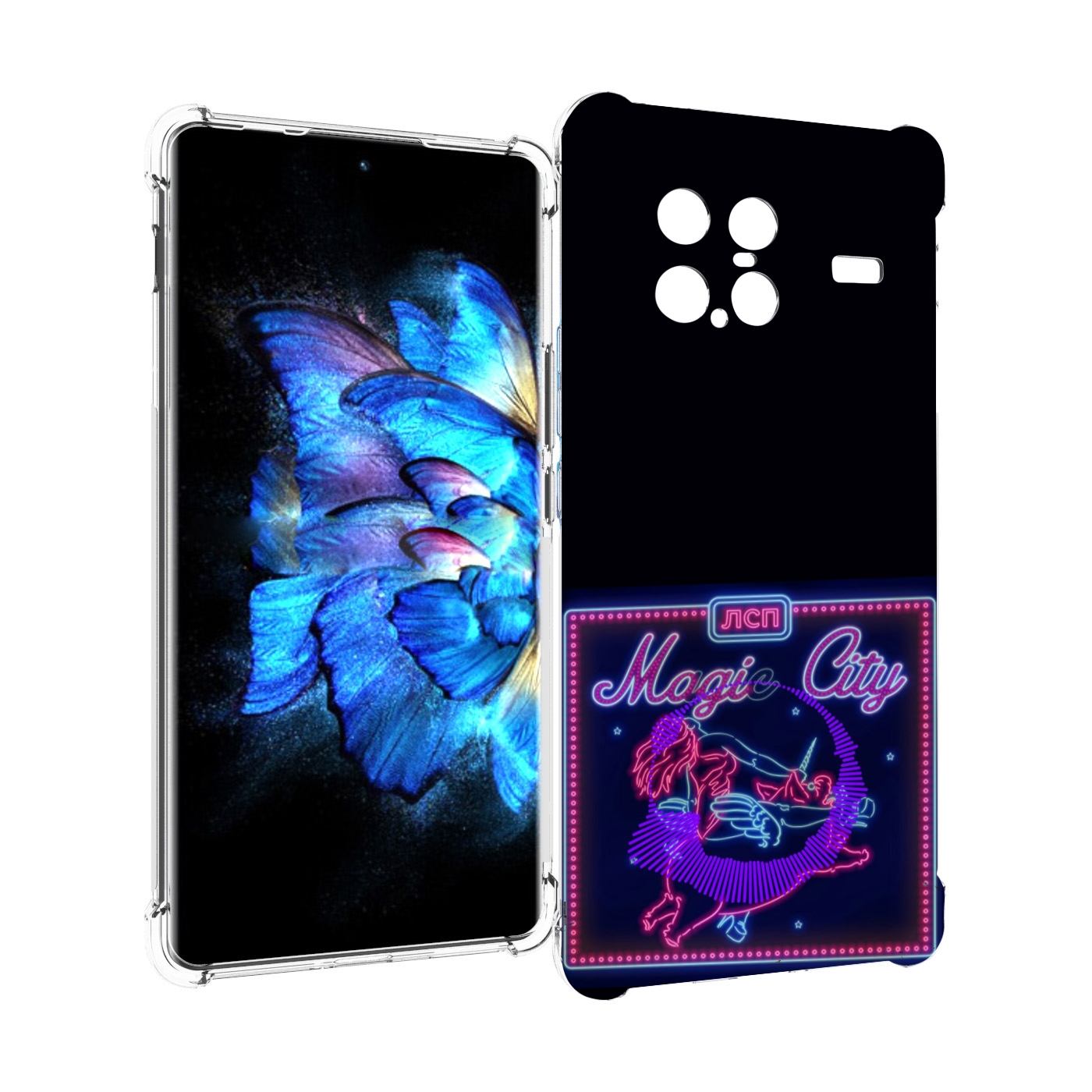 

Чехол MyPads Magic City ЛСП для Vivo X Note 5G, Прозрачный, Tocco