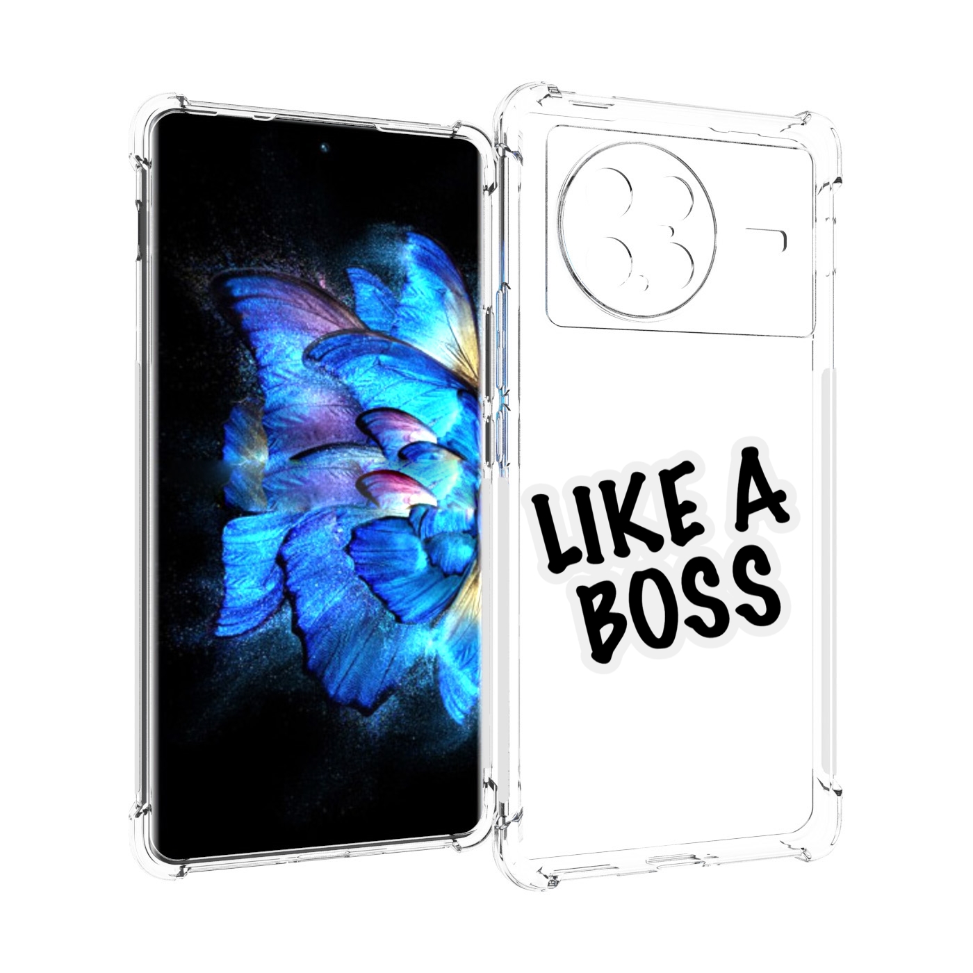 

Чехол MyPads Like-a-boss для Vivo X Note 5G, Прозрачный, Tocco