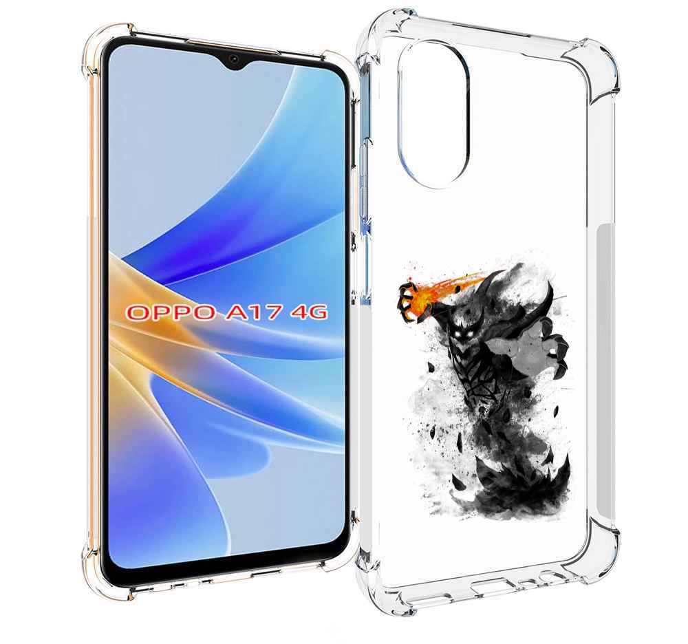 

Чехол MyPads nevermore черно белый для OPPO A17, Прозрачный, Tocco