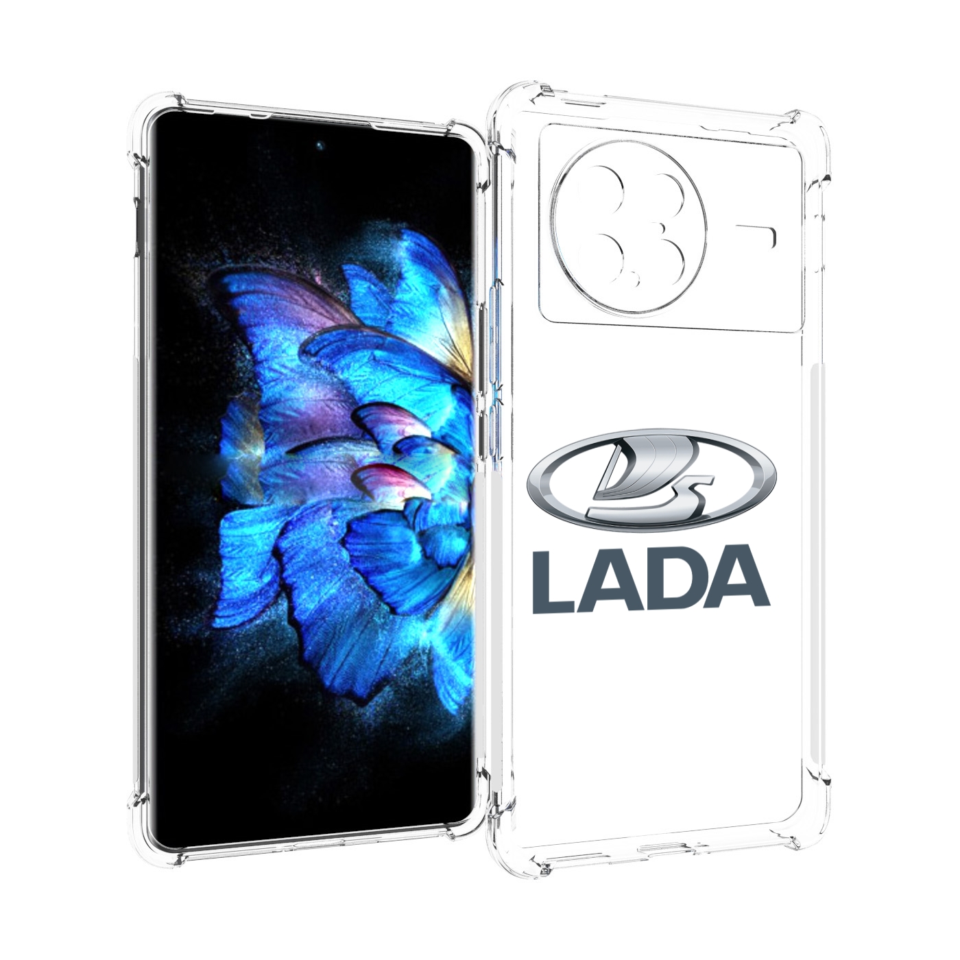 

Чехол MyPads Lada-ваз-4 мужской для Vivo X Note 5G, Прозрачный, Tocco