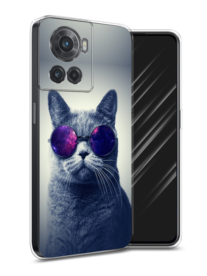 

Чехол Awog на OnePlus 10R / ВанПлас 10R "Космический кот", Разноцветный, 152950-1