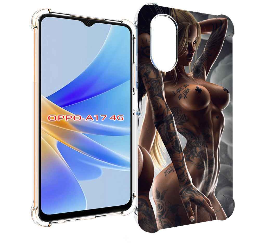 

Чехол MyPads девушки-инь-и-янь-в-татуировках для OPPO A17, Прозрачный, Tocco