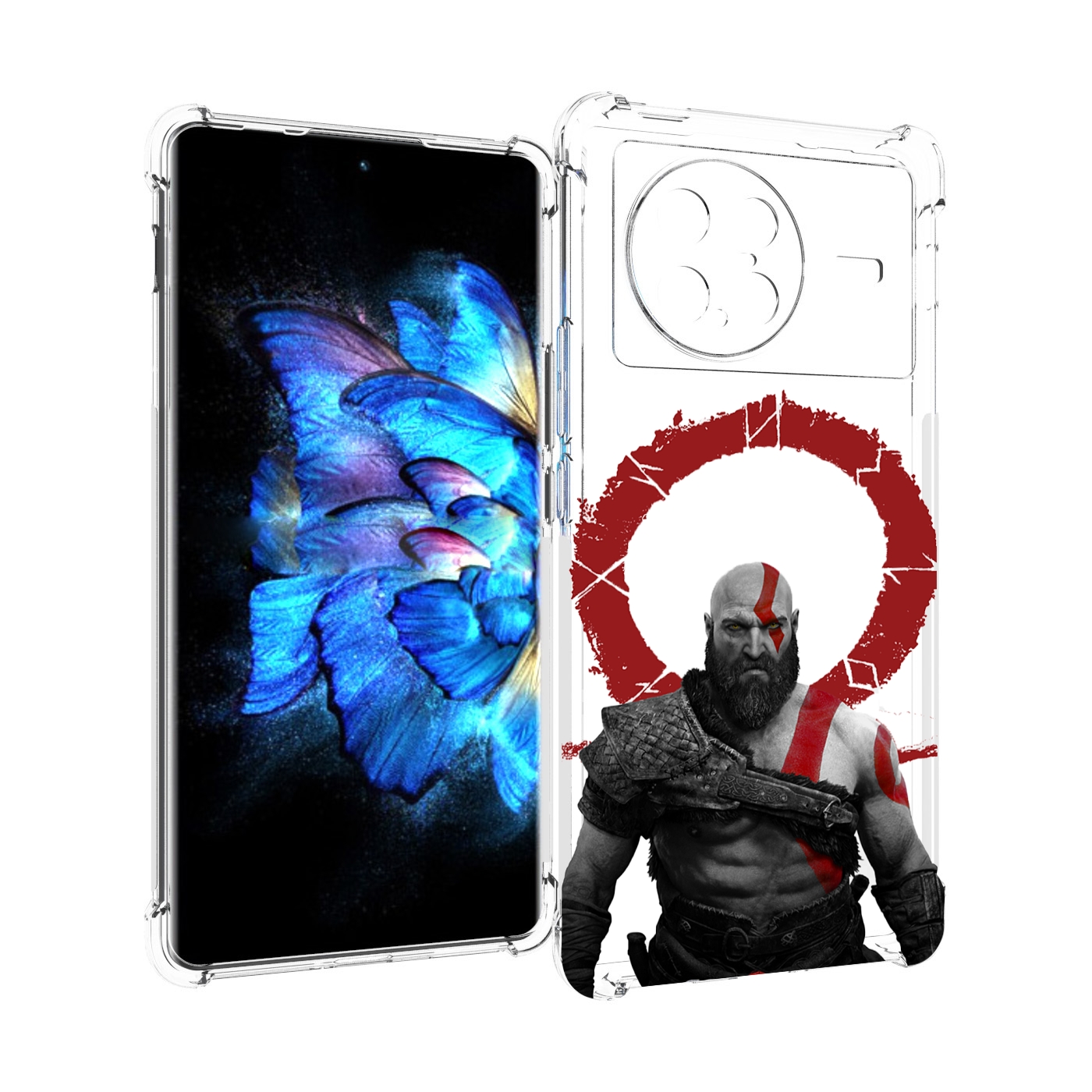 

Чехол MyPads God-of-War для Vivo X Note 5G, Прозрачный, Tocco