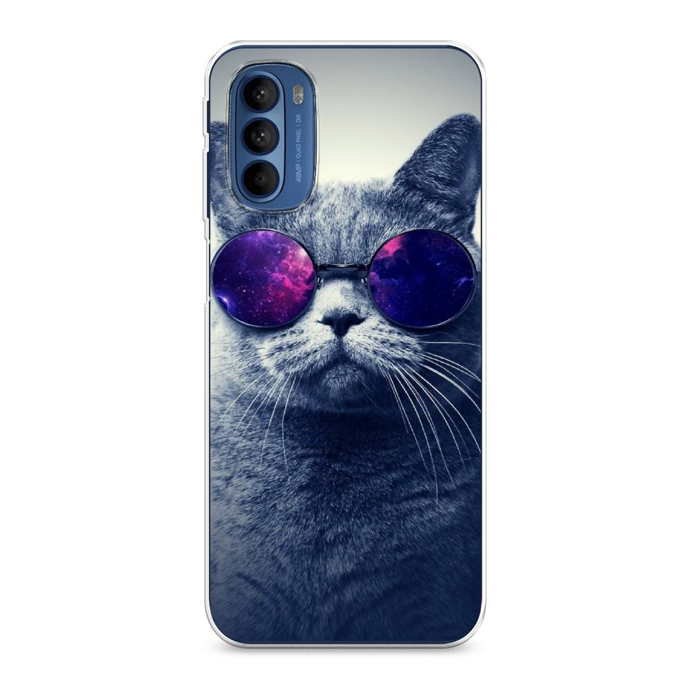 

Чехол Awog на Motorola Moto G31/G41 "Космический кот", Разноцветный, 242550-1