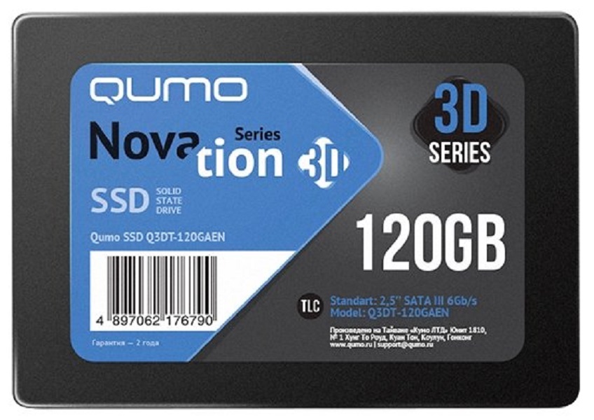 

SSD накопитель QUMO 120 ГБ (Q3DT-120GAEN)
