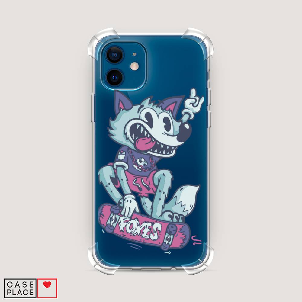 

Чехол Awog на Apple iPhone 12 mini / Айфон 12 mini "Foxes", Разноцветный, 12651-1