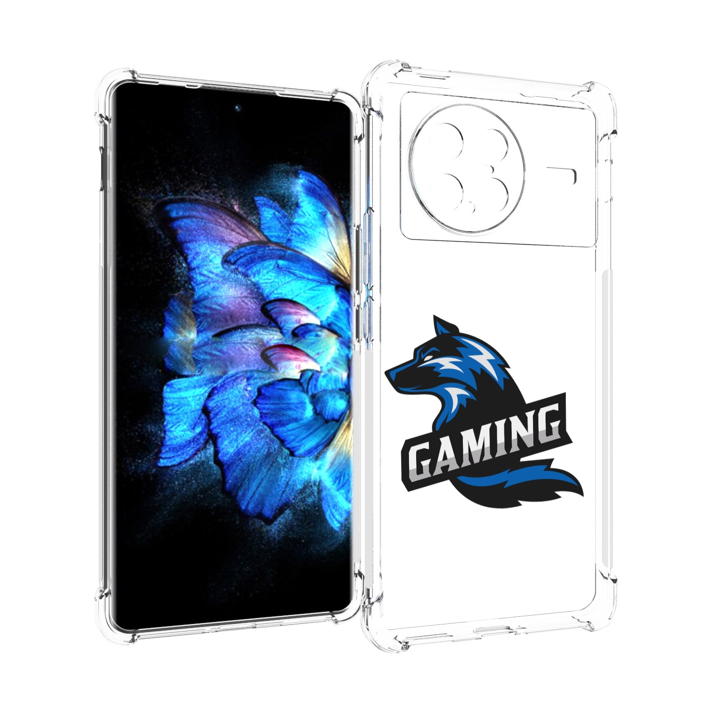 

Чехол MyPads Gaming мужской для Vivo X Note 5G, Прозрачный, Tocco