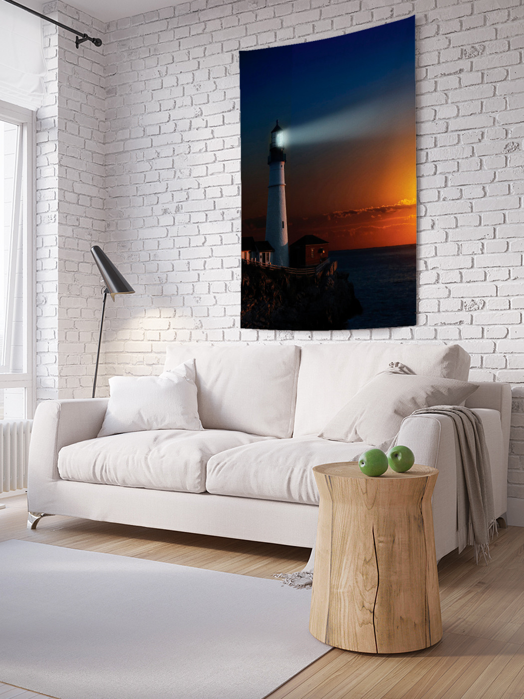 

Вертикальное фотопанно на стену JoyArty Бесстрашный маяк 100x150 см, Бесстрашный маяк