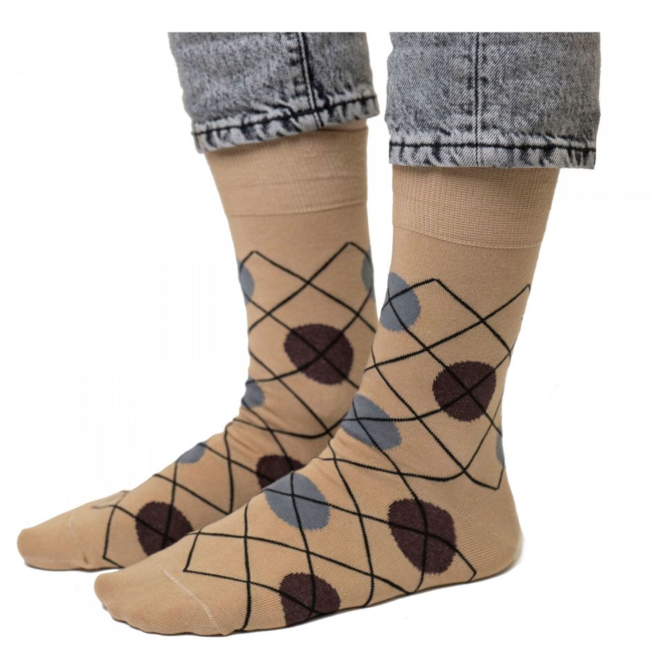 

Носки мужские St. Friday Socks BOOM-N080 бежевые, Бежевый, 710-14