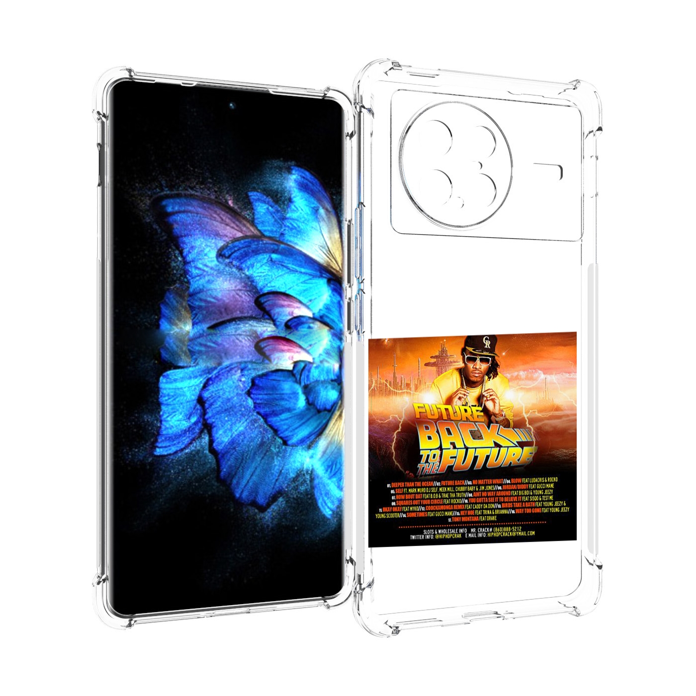 

Чехол MyPads Future - Back To The Future для Vivo X Note 5G, Прозрачный, Tocco