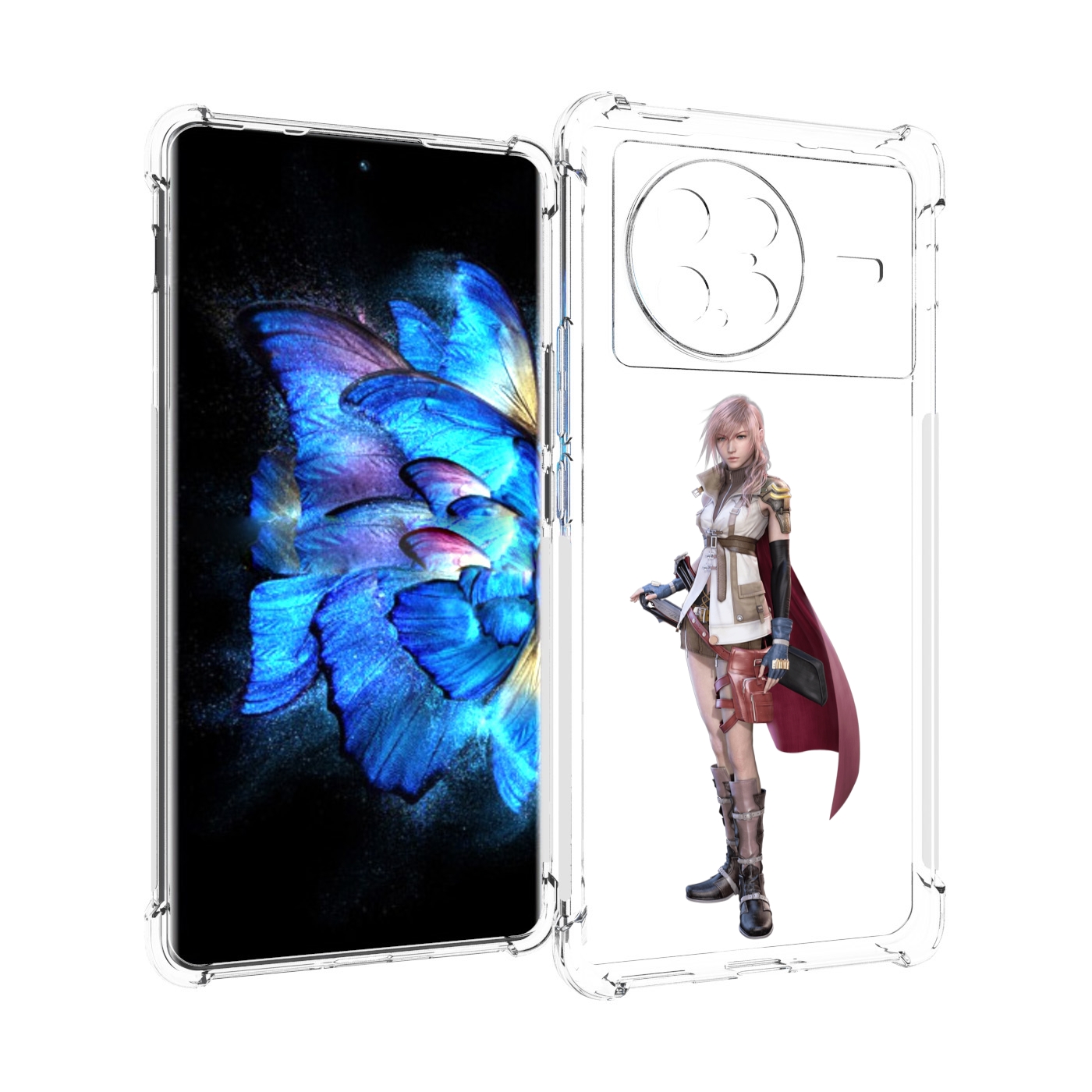 

Чехол MyPads Final-Fantasy для Vivo X Note 5G, Прозрачный, Tocco