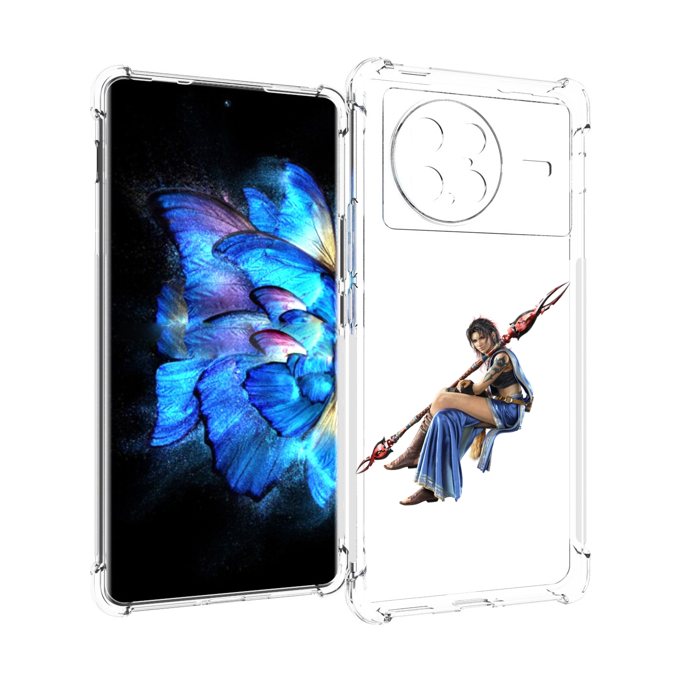 

Чехол MyPads Final-Fantasy-2 для Vivo X Note 5G, Прозрачный, Tocco