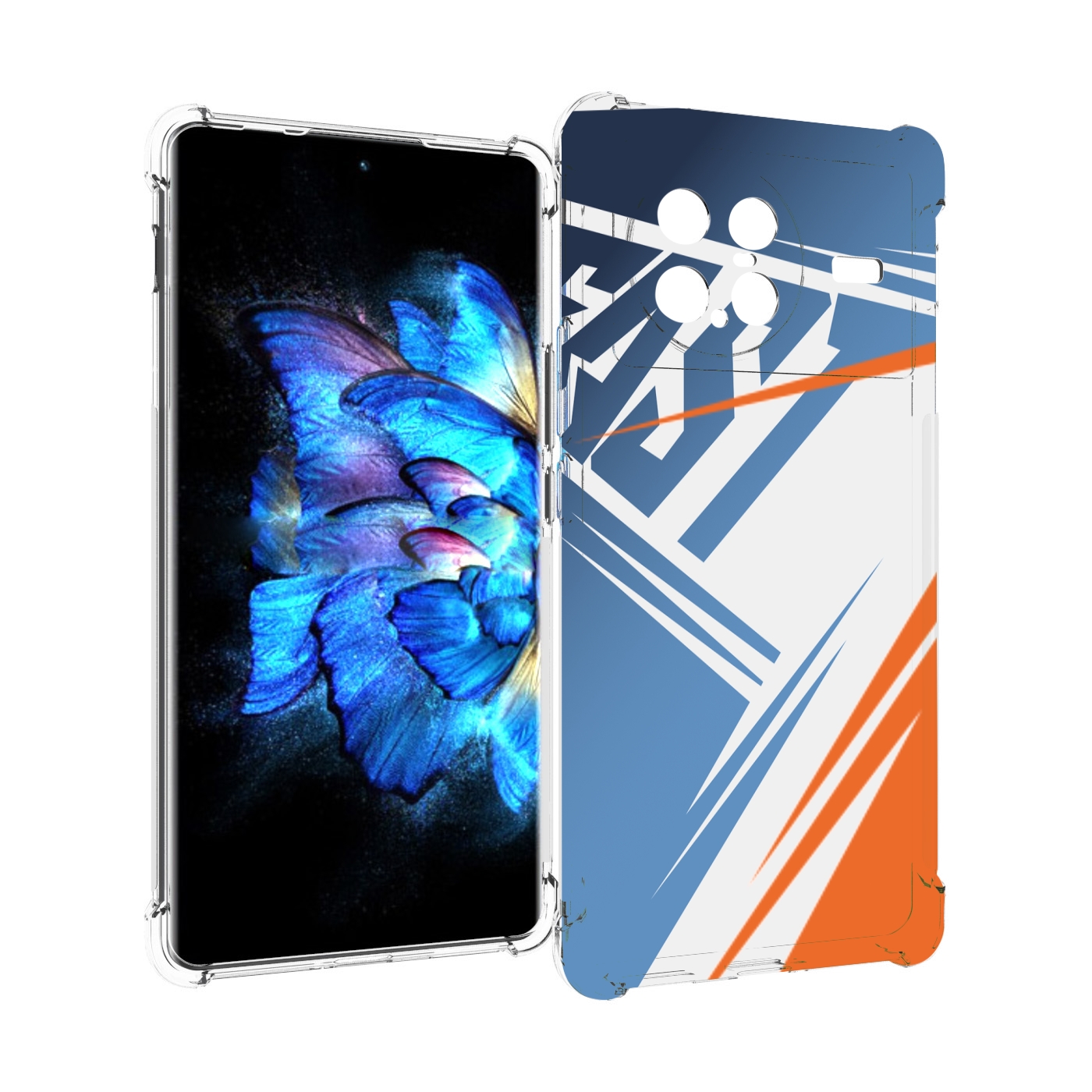 

Чехол MyPads Fast для Vivo X Note 5G, Прозрачный, Tocco