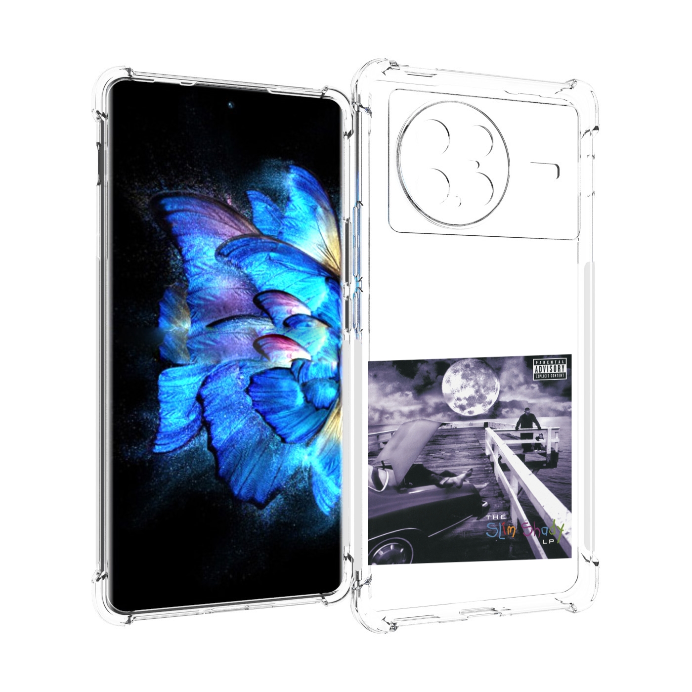 

Чехол MyPads Eminem THE SLIM SHADY LP для Vivo X Note 5G, Прозрачный, Tocco
