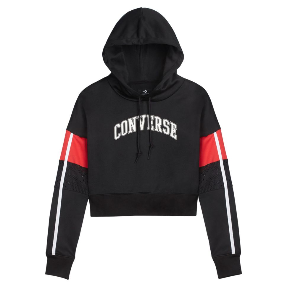 

Толстовка женская Converse 10008371322 черная L, Черный, 10008405001