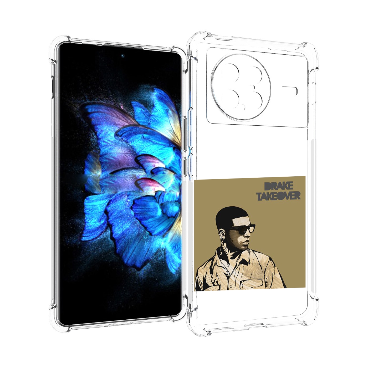 

Чехол MyPads Drake - Takeover для Vivo X Note 5G, Прозрачный, Tocco