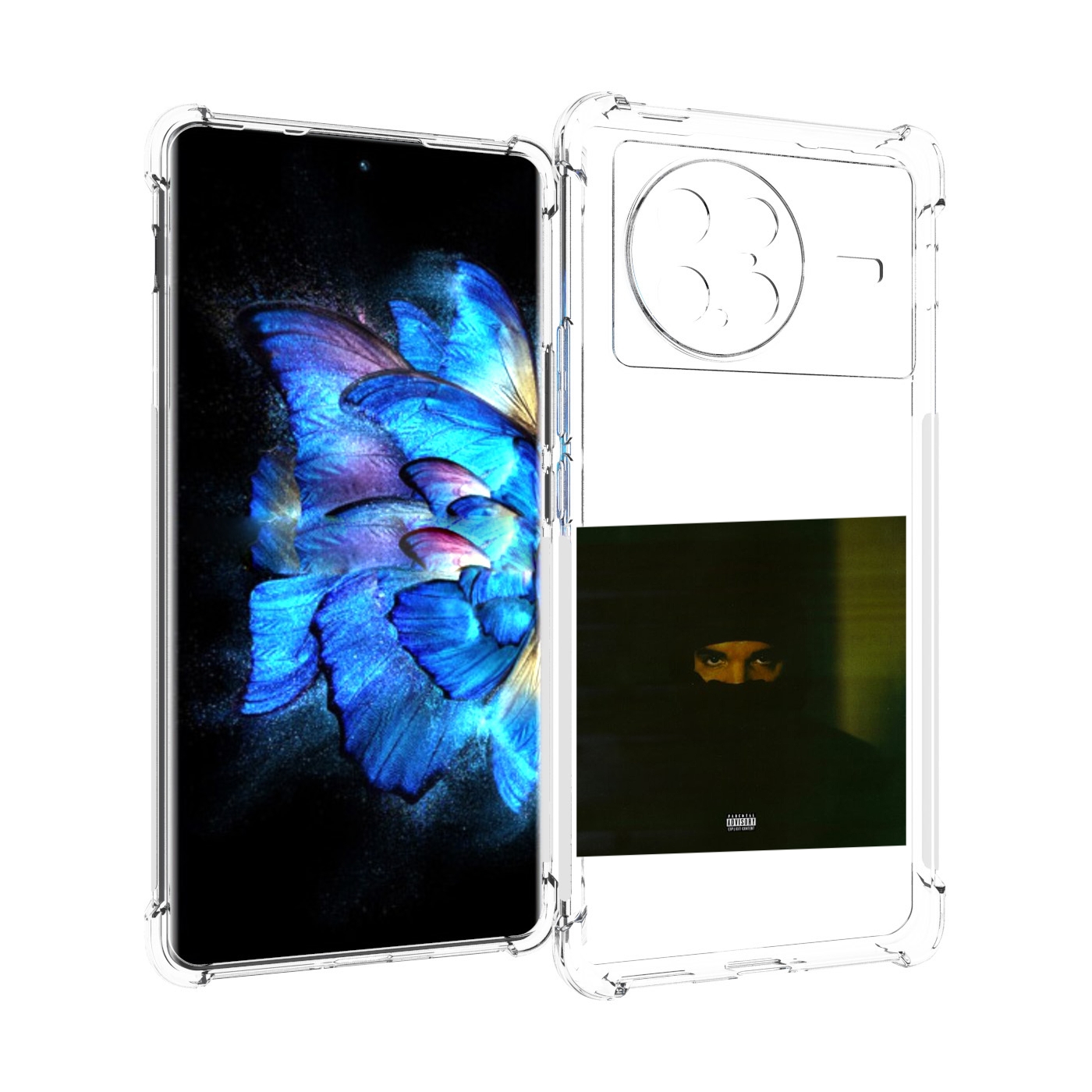 

Чехол MyPads Drake - Dark Lane Demo Tapes для Vivo X Note 5G, Прозрачный, Tocco