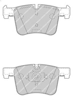 

Колодки дисковые передние BMW X3 F25 3.0/2.0d 10> FDB4394
