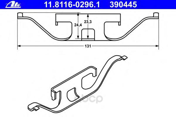 118116-02961_пружина прижимная зад bmw e31e38e39 50i40i30i 90-01 972₽