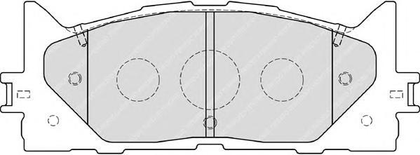

Колодки дисковые п. Toyota Camry ACV 40/45 06> FDB1991