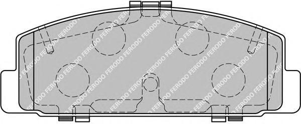 

Колодки зад.MAZDA 6,323,626 98=>