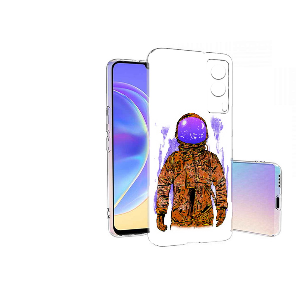 

Чехол MyPads Tocco для Vivo V21E нарисованный мужчина в скафандре (PT161736.380.510), Прозрачный, Tocco