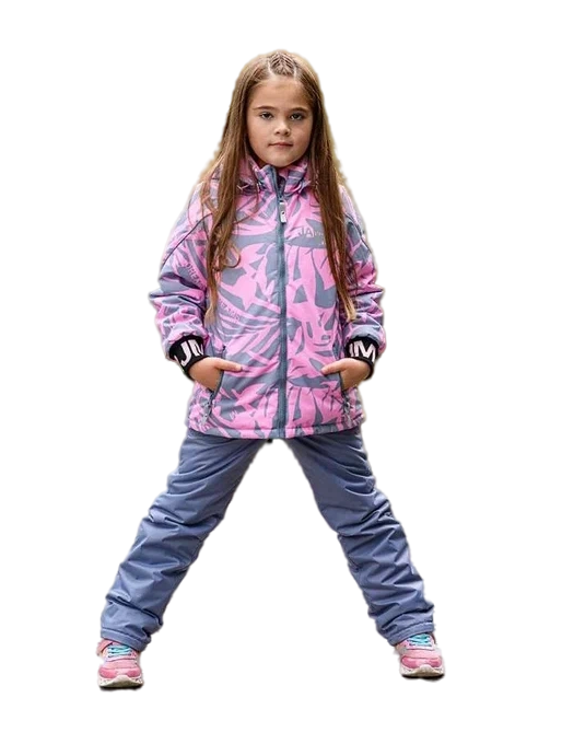 

Комплект верхней одежды Stella Kids М-685/2, розовый; серый, 110, М-685/2