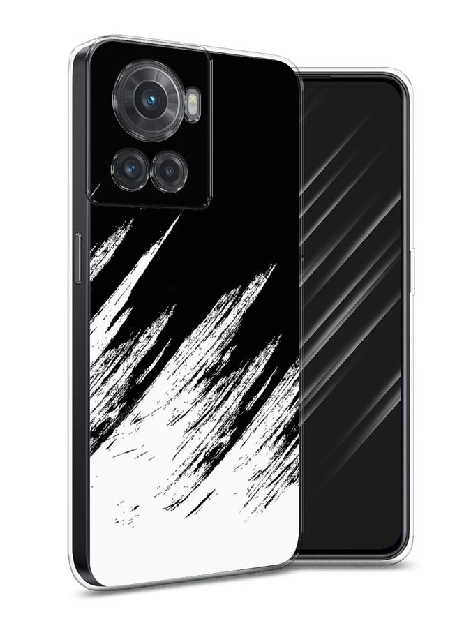 

Чехол Awog на OnePlus 10R / ВанПлас 10R "Черно белые брызги", Разноцветный, 152950-3