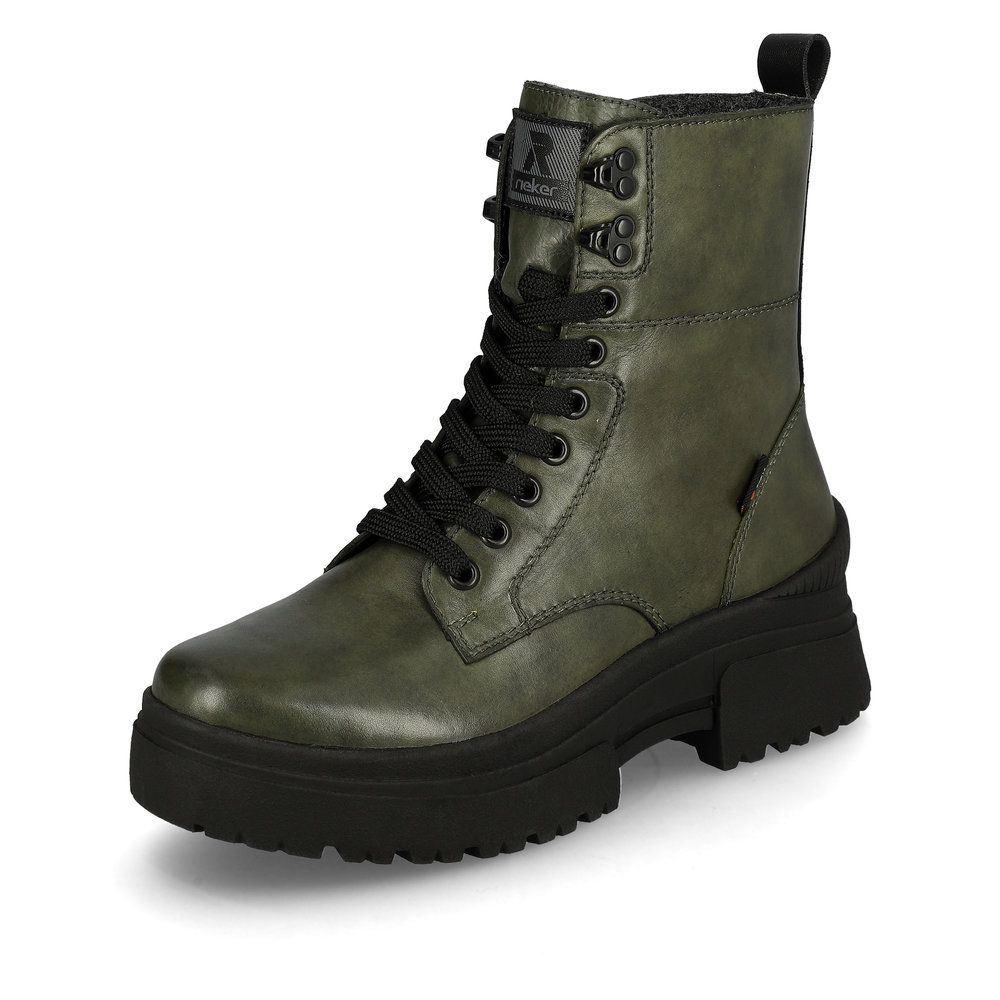 Ботинки женские Rieker Evolution W0371-00 зеленые 37 RU 8475₽