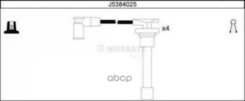 

Комплект высоковольтных проводов Nipparts J5384025