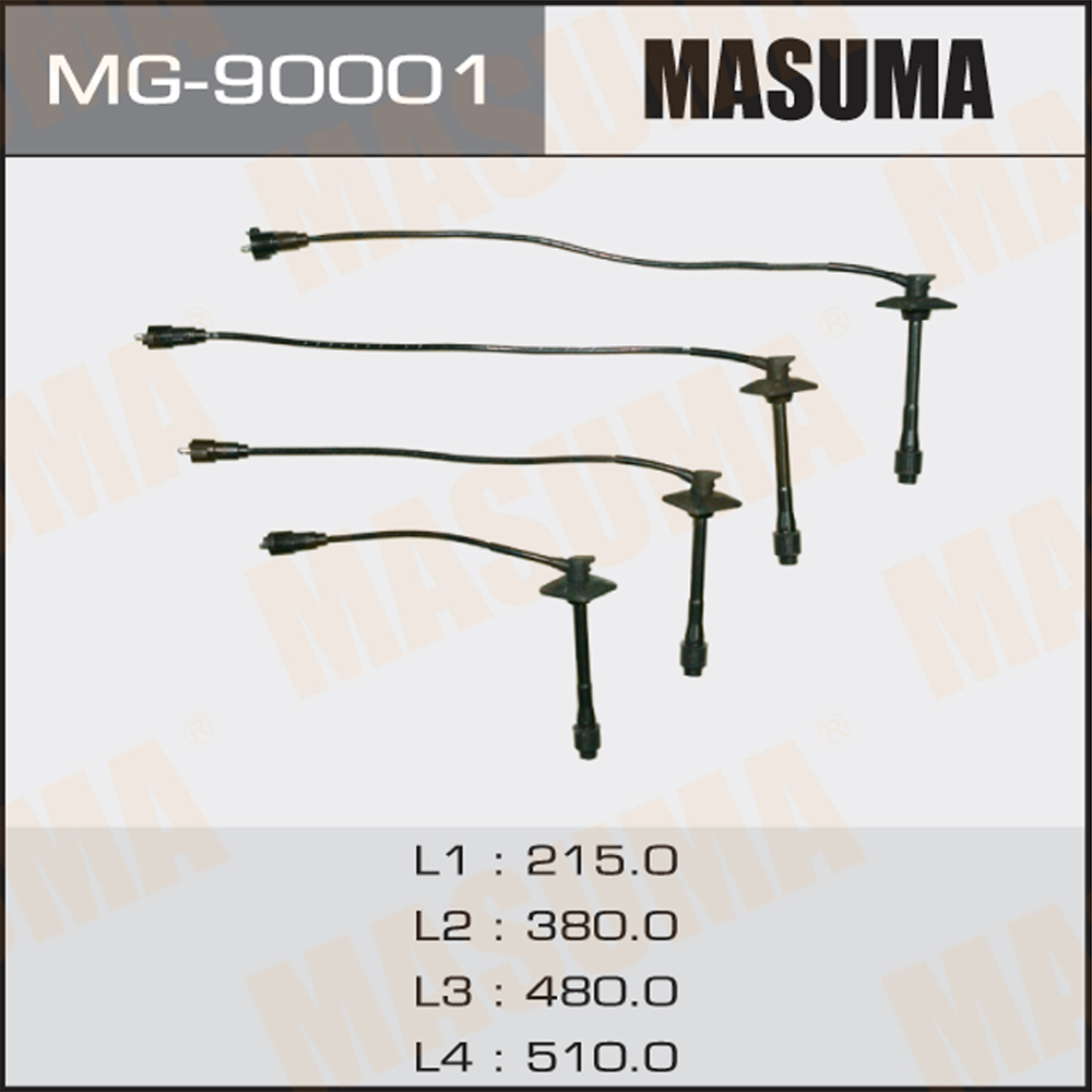 

Комплект высоковольтных проводов Masuma MG90001