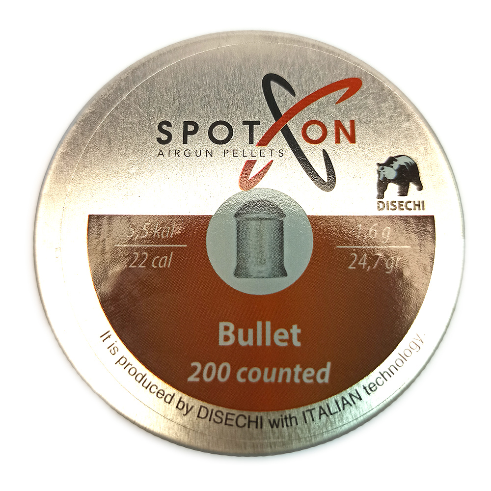 Пули SPOTON Bullet 5,5мм 1.6г (200шт)