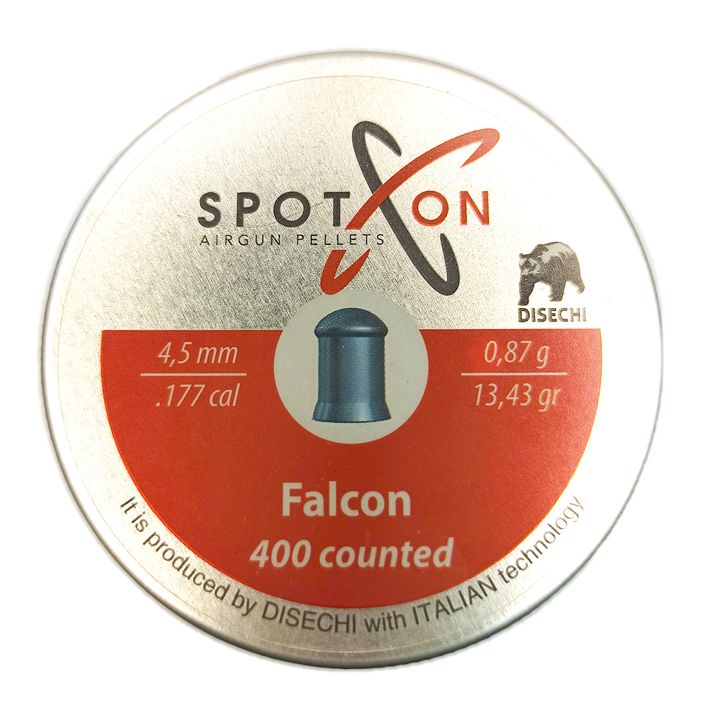 Пули SPOTON Falkon 45мм 087г 400шт 1249₽