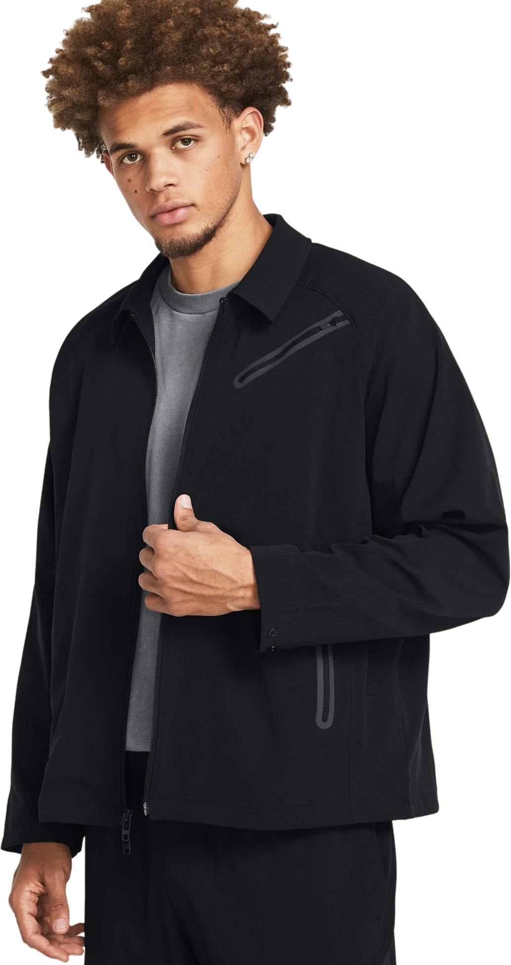 

Ветровка мужская Under Armour UA Unstoppable Airvent Jkt черная SM, Черный, UA Unstoppable Airvent Jkt